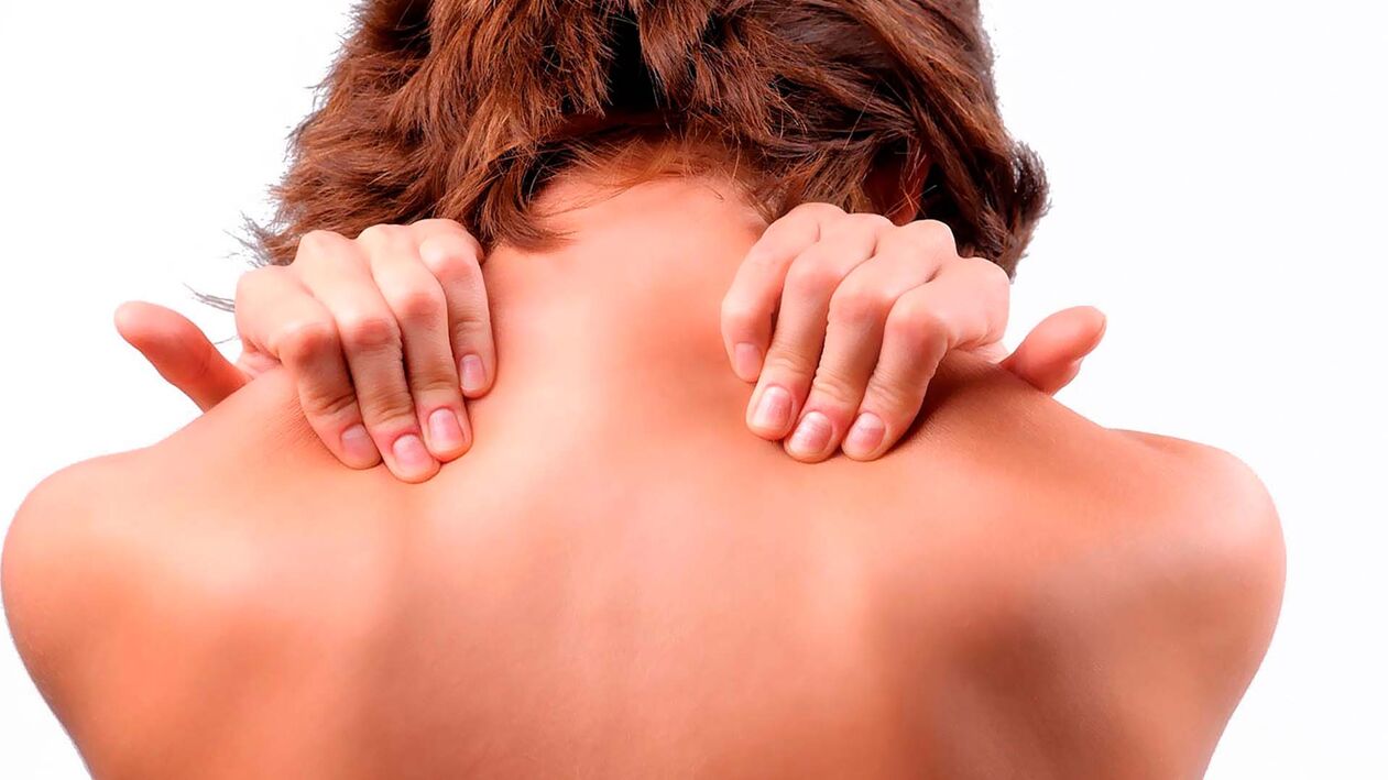 dolore con osteocondrosi cervicale